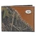 Mossy Oak Leather Bi-fold Wallet with Brown Leather Corner - Collegiate Series