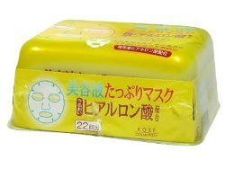 Kose Clearturn White Hyaluronic Acid Paper Facial Mask