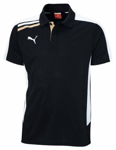 PUMA Herren Esito Polo-shirt, black-white, S, 652599 03 Preisvergleich