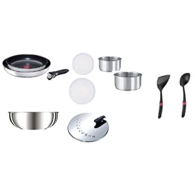 Tefal - L9329502 - Ingenio Inox - Set 11 Pi�ces - Induction