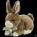 TY Classic Fielding Brown Crouching Rabbit