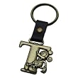 Mickey Mouse Letter T Brass Key Chain