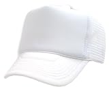 Vintage Trucker Hat Solid - White