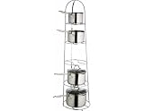 from KitchenCraft KitchenCraft Master Class Deluxe Wire 5 Tier Saucepan Stand, 103cm x 28cm