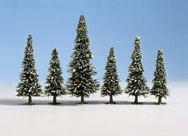 Noch 32528 25 Snow Covered Fir Trees