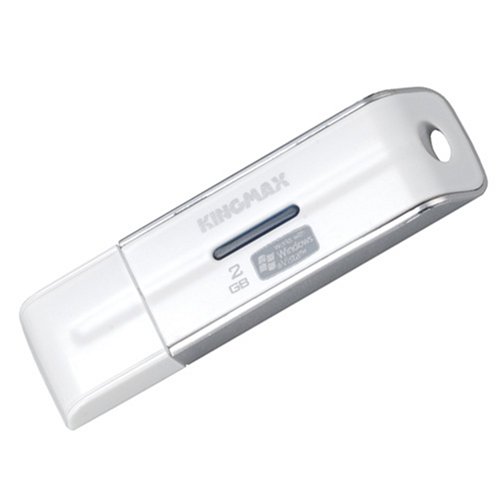Cover image : KINGMAX USBメモリー 2GB ホワイト 日本語パッケージ 5年保証 U-Drive2GB