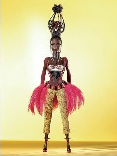 Tano Barbie Doll - Treasures of Africa Collection - by Byron Lars - Gold Label Doll