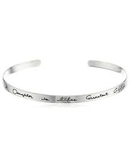 Sterling Silver "A Daughter is Lifes Greatest Gift" Cuff Bracelet, 7"
