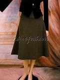 Giorgio Armani - $1050 New GIORGIO ARMANI Gray Stretchy Wool Skirt 10 44