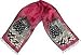 Autumn Felines Pink Silk Scarf by Laurel Burch