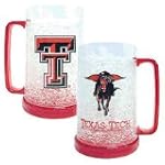 Texas Tech Red Raiders Plastic Crystal Freezer Mugs - Set of 4