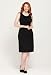 Avenue Plus Size Ruffle Neck Sheath Dress