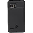 Diztronic Matte Back Black Flexible EXTENDED BATTERY TPU Case for Motorola Droid Bionic 4G (Verizon) [Diztronic Retail Packaging]