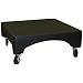 Forte 8002291 Mini Merchandiser with Wheels, 24" Length x 24" Width x 9" Height, Black