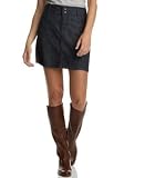 Calvin Klein Jeans Denim Mini Skirt with Curved Yoke