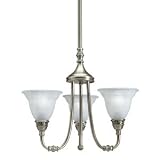 Antique Pewter 3 light Chandelier