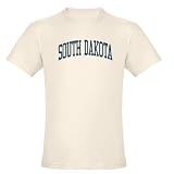 Vintage South Dakota Blue Organic Cotton Tee