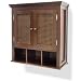 Cane 2 Doors Wall Cabinet w/cubbies