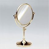14.2 Free Standing 5X Magnifying Mirror with Optical Grade Glass Finish: Chrome