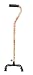 Search : Drive Medical Designer Series Small Base Quad Cane with Comfortable Foam Rubber Hand Grip, Floral Design, Small Base