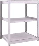 ＴＲＵＳＣＯ　ＴＵＧ型中量棚３００ｋｇ　単体　１５５５Ｘ６２６ＸＨ１２００　３段　7555504 TUG30045L3