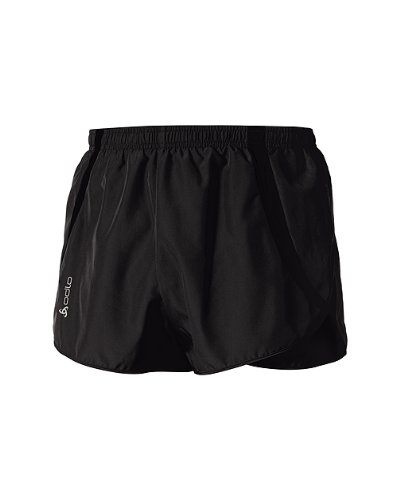 Odlo Herren Running Split Shorts Active Run,Black , (15000) , M, 345722