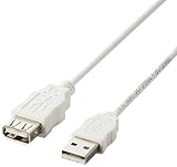 �G���R�� EU RoHS�w�ߏ��� USB2.0���������P�[�u�� A�^�C�v/1.5m(�z���C�g) USB-ECOEA15WH