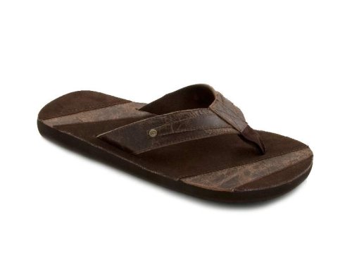 Buy Cobian THE CASTILLO Mens Leather Sandals in Chocolate