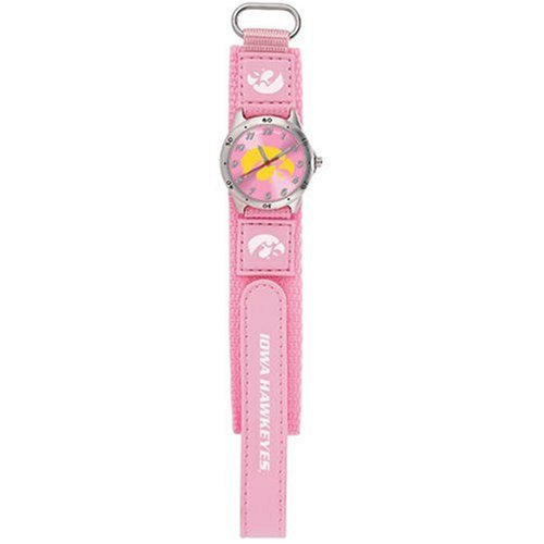 NCAA Kids' CF1-IA Future Star Series Iowa Hawkeyes Pink Watch