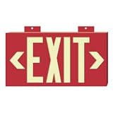 Sign,Exit,8X15,Exit (Wall Mounted) Brady 90885