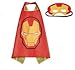 Color-N-Splash Three Piece Superhero Cape & Mask Sets for Pretend Play, Dress up, Parties by