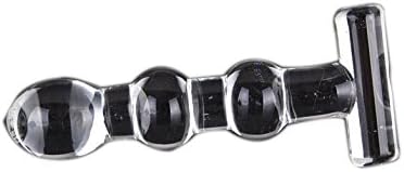 Imissex No.73 Hand Blown Glass Massager Textured Wand Massager