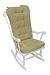 Greendale Home Fashions Jumbo Rocking Chair Cushion Set Hyatt fabric, Cream