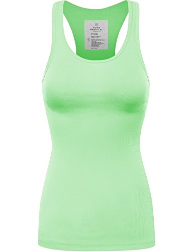 FPT Womens Basic Ribbed Racerback Tank Top (S-3XL)
