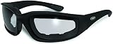 Kickback PHOTOCHROMIC - Light Adjusting Lenses - EVA Foam Padded Motorcycle Sunglasses