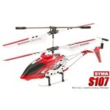 Syma S107 Mini Indoor RC Remote Controlled Helicopter Co-Axial Metal Body Frame & Built-in Gyroscope 3 Channel (Colors may vary)