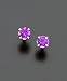Children's 14k Gold Amethyst Earrings