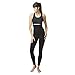 TLC Sport UK Women's Figure Firming Tummy Control Sculpting Compression High Waist Yoga Tights Leggings Black