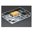 Acrylic Accessory Tray- 4 Compartment