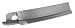 1932 FORD 3 WINDOW COUPE BELOW DECK LID PANEL WITH LOWER BRACE AND CENTER BRACE (3 PIECE SET)