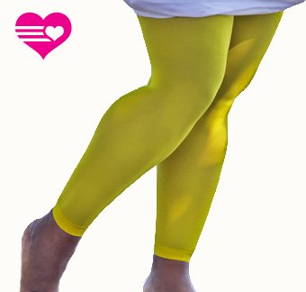 Plus Size Footless Nylon/Lycra Tights - 20 Colors - 4 Sizes up to 375 lbs!