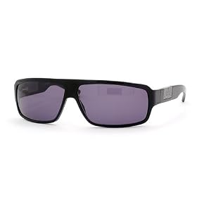 GUCCI MENS GG 1561 807 BLACK PLASTIC, GRAY POLARIZED SUNGLASSES