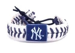Gamewear MLB Leather Wristband - New York Yankees Authentic Band