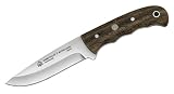 Puma Messer  IP Catamount II, Stahl 440 C, Eichenholz-Griffschalen, Lederscheide, 307411, Gr.E