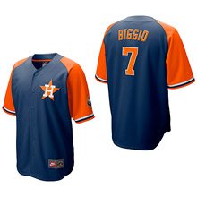 Houston Astros Craig Biggio Cooperstown Quick Pick Jersey by Nike (XL)