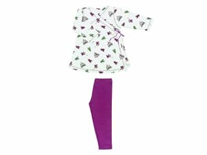 Under The Nile Wrap Dress With Leggings Set, Queen Print, 18 Months