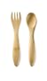Bambu 5-Inch Baby's Utensils, Set of 2, Natural