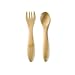 Bambu 5-Inch Baby's Utensils, Set of 2, Natural
