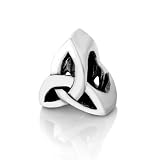 Chuvora Sterling Silver Celtic Bead Charm Fits Pandora Bracelet