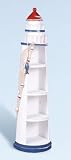 Distressed Wood Nautical Lighthouse Shelves